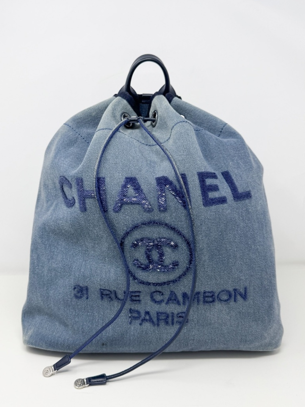 Chanel Sequin Deauville Backpack